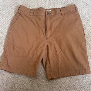 Carhartt Shorts Mens 38 Force Relazed Fit Twill 5 Pocket Work Elastic Waist 9"